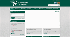 Desktop Screenshot of greenvillefederal.com